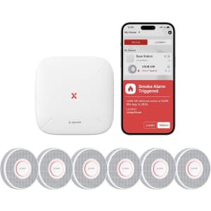 X-Sense Smart Smoke Detector w/ Voice Alerts 6-Pack: $120 w/ Prime