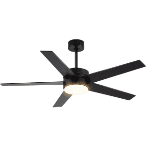 52" 5-Blade Ceiling Fan with Light: $65.99