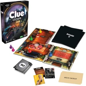 Hasbro Clue Escape Treachery at Tudor Mansion Board Game: $3.99