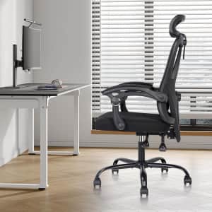 High-Back Home Office Chair: $40