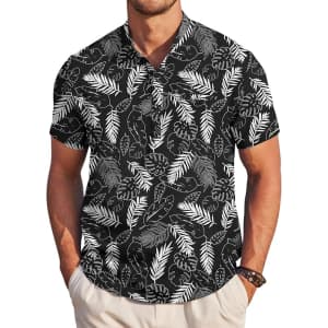 Coofandy Men's Hawaiian Shirt: $9.99