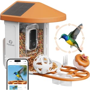 Pipishell Solar-Powered Smart Bird Feeder w/ Camera: $54.99 Pipishell Solar-Powered Smart Bird Feeder w/ Camera: $54.99
