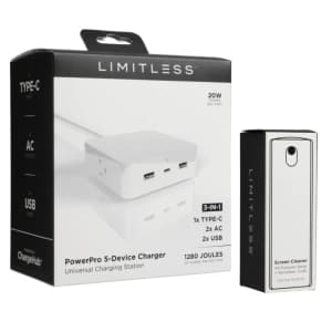 Limitless PowerPro 5-Device Charger: $15 w/ free screen cleaner