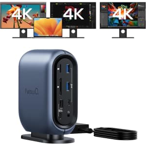 NewQ 16-Port Triple Display Docking Station w/ 150W Power Adapter: $79.99 NewQ 16-Port Triple Display Docking Station w/ 150W Power Adapter: $79.99