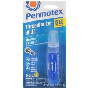 Permatex Medium Strength Threadlocker Blue Gel: $14