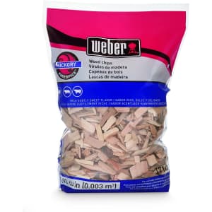 Weber Smoked Hickory Wood Chips: $4.49