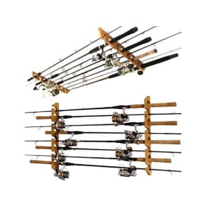 Rush Creek Creations 11-Slot Fishing Rod Holder: $11.99
