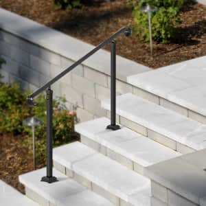 Vevor Wrought Iron Handrail: $44 Vevor Wrought Iron Handrail: $44