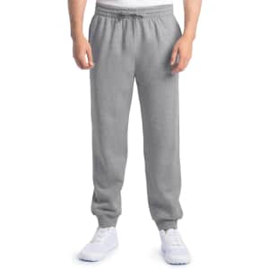 Fruit of the Loom Men's Eversoft Fleece Joggers: $6.99