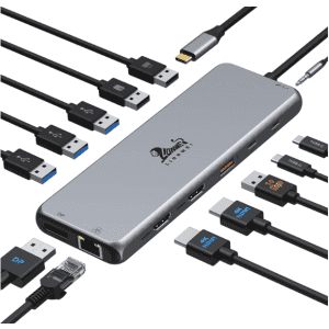 Lionwei 13-in-1 USB-C Docking Station: $45