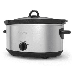 Cooks 6-Quart Manual Slow Cooker: $27