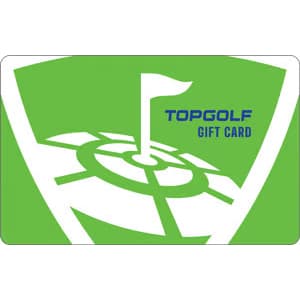 $50 Topgolf Gift Card: $38 $50 Topgolf Gift Card: $38
