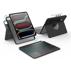 Accrosoo 13" Rotatable Keyboard Case for iPad Air / iPad Pro: $59.99