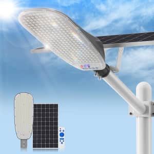 Entelechy 12,000W Outdoor Solar Street Light: $90.99