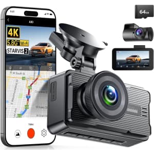 Jomise A80 4K Dual Dash Cam: $40.39 Jomise A80 4K Dual Dash Cam: $40.39
