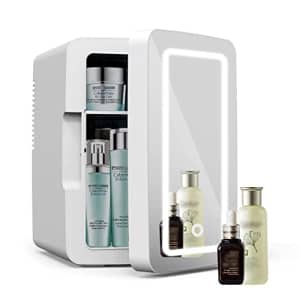 Living Enrichment 6L Mirror-Front Mini Fridge: $28.72
