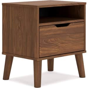 Signature Design by Ashley Fordmont Nightstand with Drawer and Shelf: $76