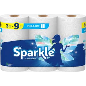 Sparkle Pick-A-Size Paper Towel Triple Roll 3-Pack: $4.86 via Sub. & Save