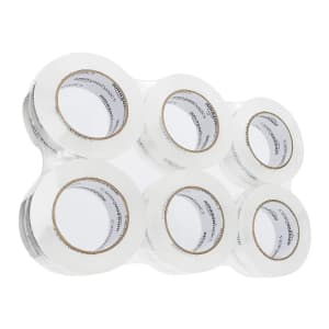 Amazon Basics Strong Adhesive Packaging Tape 109-Yard Roll 6-Pack: $12 via Sub. & Save
