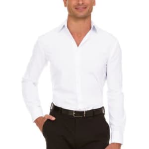 Nautica Men's Slim Fit Supershirt Dress Shirt: $19