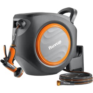 Revup Ruvup Retractable Garden Hose Reel: $139 Revup Ruvup Retractable Garden Hose Reel: $139
