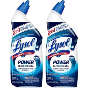 Lysol Power Toilet Bowl Cleaner Gel 2-Pack: $3.44 via Sub. & Save