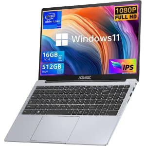 12th-Gen. N95 15.6" Laptop w/ 16GB RAM & 512GB SSD: $290