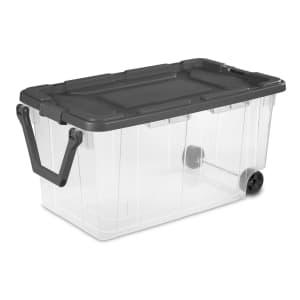 Sterilite 160-Qt. Wheeled Storage Box: $29.98 Sterilite 160-Qt. Wheeled Storage Box: $29.98