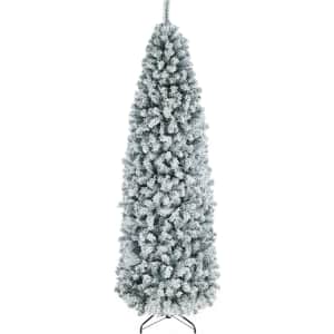 Yaheetech 7.5-Foot Snow Flocked Pencil Christmas Tree: $62.99 Yaheetech 7.5-Foot Snow Flocked Pencil Christmas Tree: $62.99