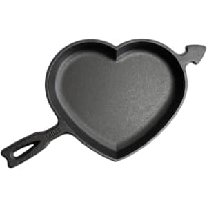 Lodge Seasoned Cast Iron Heart Skillet: $20