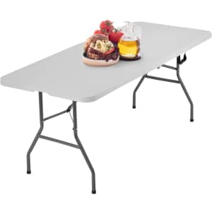 6-Foot Foldable Picnic Table: $44