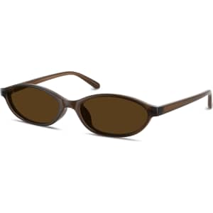 Phikttu Women's Retro Oval Cat-Eye Sunglasses: $7.99