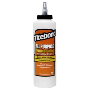 Titebond 16 Oz. All Purpose White Glue: $3.54 Titebond 16 Oz. All Purpose White Glue: $3.54