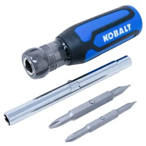 Kobalt 6-Piece 4" Multi-Bit Screwdriver Set: $4.98