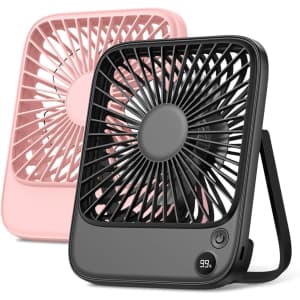 5,000mAh Portable Desk Fan: $25.47