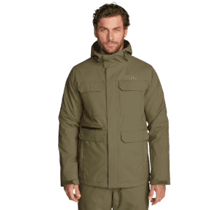 Eddie Bauer Men's Funkski 3-In-1 Insulated Waterproof Hooded Ski Jacket: $84.99