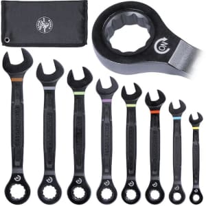 Klein Tools Metric Ratchet Wrench 8-Piece Set: $30