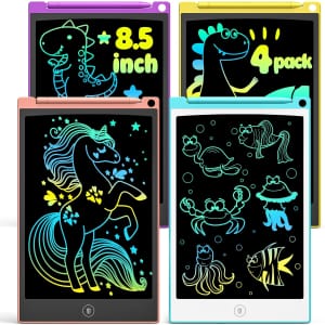 LCD Writing Tablet 4-Pack: $6.19
