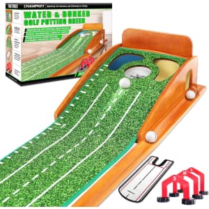 Champkey Professional Hazard Golf Putting Green: $40