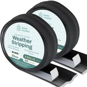 Home Intuition 3-Ft. Door Gap Filler & Window Draft Stopper 2-Pack: $10