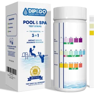 Pool and Spa Test Strips - 125 Count 3-in-1 Kit: $5.35