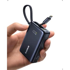Baseus 10,000mAh Power Bank: $20 w/ Prime