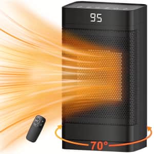 Atupen 1,500W Oscillating Electric Space Heater: $29.99 Atupen 1,500W Oscillating Electric Space Heater: $29.99