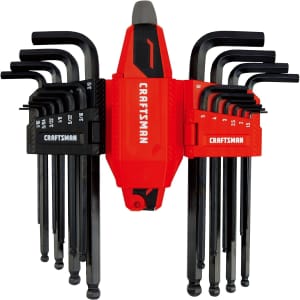 Craftsman Universal L-to-T Allen Wrench Hex Key Set: $15