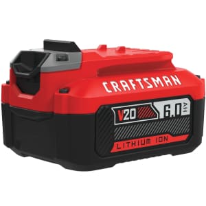 Craftsman V20 20V Lithium-ion 6 Ah Battery: $84