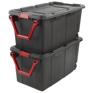 Sterilite 40-Gallon Wheeled Storage Tote w/ Handle: $39.87
