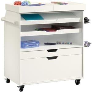 Sauder Craft Pro Series Cart, White Finish: $166.99