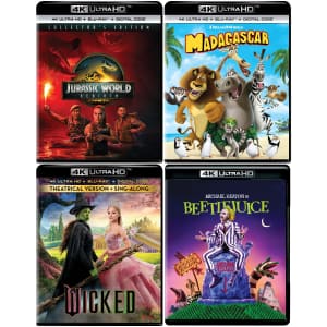 4K UHD Movies at Amazon: 3 for $33