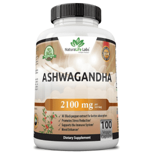 NaturaLife Labs 100-Count 2100mg Organic Ashwagandha: $11 via Subscribe & Save