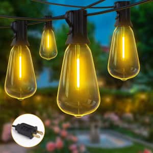 62-Foot LED String Lights: $21.09